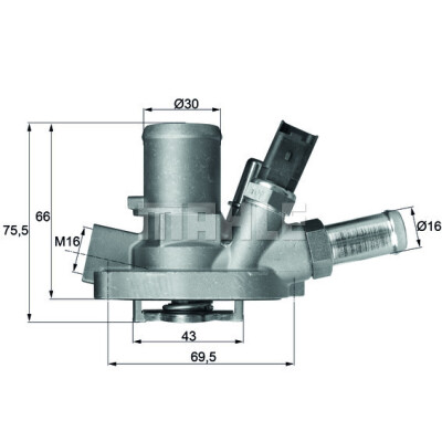 Thermostat, liqiuide de refroidissement