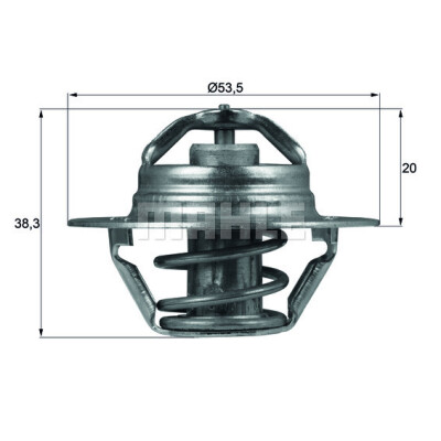 Thermostat, liqiuide de refroidissement