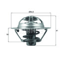 Thermostat, liqiuide de refroidissement