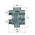 Thermostat, refroidissement d'huile