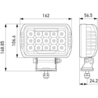 Projecteur longue portée