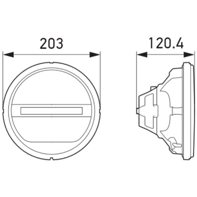Optique, projecteur longue portée