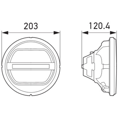 Optique, projecteur longue portée