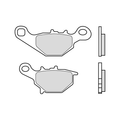 Jeu de plaquettes de frein BREMBO 07036BRE