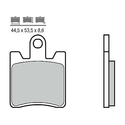 Jeu de plaquettes de frein BREMBO 07037BRE