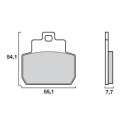 Jeu de plaquettes de frein Brembo