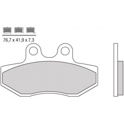 Jeu de plaquettes de frein BREMBO 07089BRE