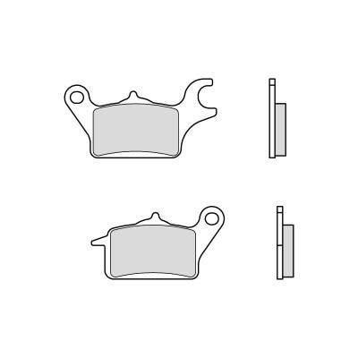 Jeu de plaquettes de frein BREMBO 07112BRE