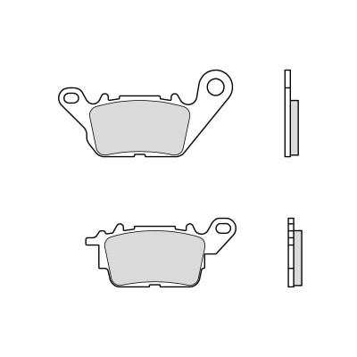 Jeu de plaquettes de frein BREMBO 07113BRE