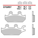 Jeu de plaquettes de frein Brembo