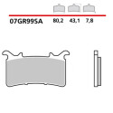 Jeu de plaquettes de frein BREMBO 07GR99SABRE