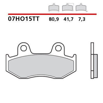 Jeu de plaquettes de frein Brembo