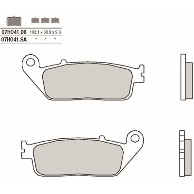 Jeu de plaquettes de frein BREMBO 07HO41SABRE