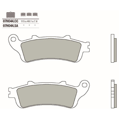 Jeu de plaquettes de frein BREMBO 07HO44SABRE