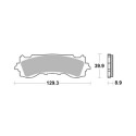 Jeu de plaquettes de frein BREMBO 07HO65SABRE