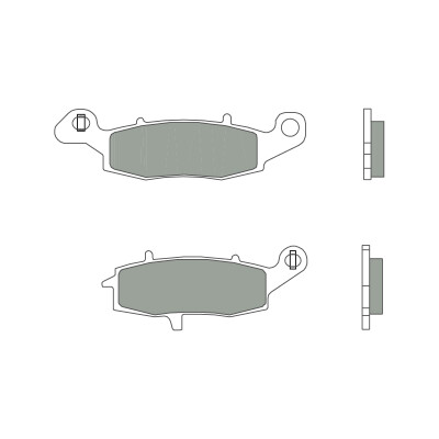 Jeu de plaquettes de frein Brembo