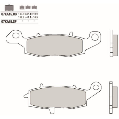 Jeu de plaquettes de frein BREMBO 07KA15SPBRE