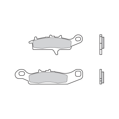 Jeu de plaquettes de frein Brembo