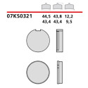 Jeu de plaquettes de frein Brembo