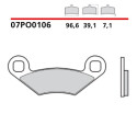 Jeu de plaquettes de frein Brembo