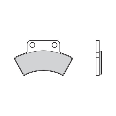 Jeu de plaquettes de frein Brembo