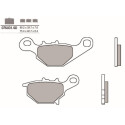 Jeu de plaquettes de frein BREMBO 07SU31SDBRE