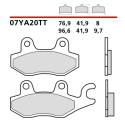 Jeu de plaquettes de frein Brembo