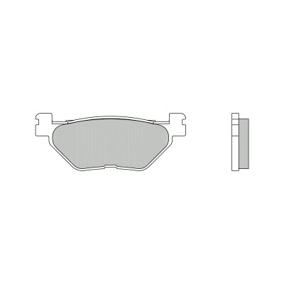 Jeu de plaquettes de frein BREMBO 07YA3908BRE