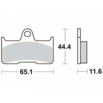 Jeu de plaquettes de frein BREMBO 07YA45SDBRE