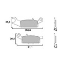 Jeu de plaquettes de frein BREMBO 07YA48SDBRE