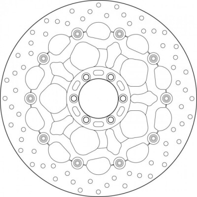 Disque de frein Brembo d'origine APRILIA RSV MILLE