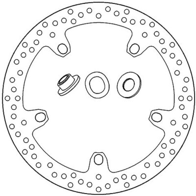 Disque de frein Brembo DP 320X4.5 168B407N2BRE