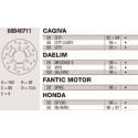 Disque de frein Brembo DP 160X4