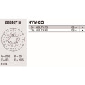 Disque de frein Brembo 200X4 68B40718BRE