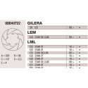 Disque de frein Brembo DP 200X4 68B40722BRE