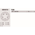 Disque de frein Brembo DP 220X5 68B40734BRE