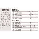 Disque de frein Brembo DP 220X4