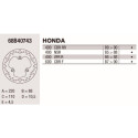 Disque de frein Brembo DP 220X4,5 68B40743BRE