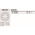 Disque de frein Brembo DP 260X4.5 68B407B3BRE
