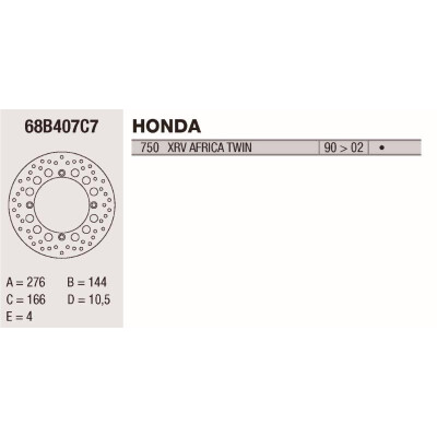 Disque de frein Brembo DP 276X4