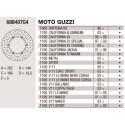 Disque de frein Brembo 282X5 68B407G4BRE