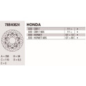 Disque de frein Brembo DP 296X5 78B40824BRE