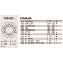 Disque de frein Brembo DP 298X5 78B40831BRE