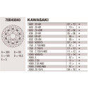 Disque de frein Brembo DP 300X5