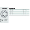 Disque de frein Brembo DC 270X3
