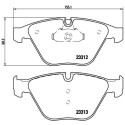 Jeu de 4 plaquettes de frein BREMBO P 06 054X