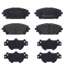 Jeu de 4 plaquettes de frein BREMBO P 49 065