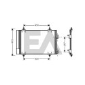 Condenseur, climatisation EACLIMA 30C10020ELA