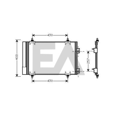 Condenseur, climatisation EACLIMA 30C10020ELA