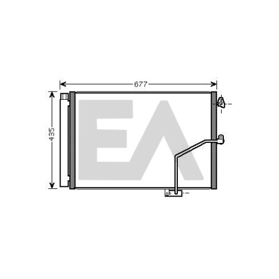 Condenseur, climatisation EACLIMA 30C50049ELA